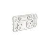 Grid socket sw horiz twin 10a 250v CLI3025G