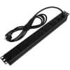 Power rail horizontal 6 outlet 10a plug B-RARPRH61010