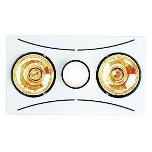 3-in-1 heat fan light ducted 2-lamp whit HPMBH2DWE