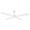 Tempo 52in ceilingfan w/2xe27 light whit BRI20915/05