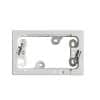 Mounting block 37mm deep white HPM140WE