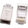 Plug cat6 8p8c sheilded 2pc 10pk CABC68P8CS2P-X