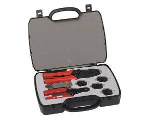 Coax crimper stripper cutter tool kit CAB05TK1