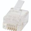 Plug rj12 6p6c flat stranded 100pk CAB0666FST-C