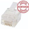 Plug rj12 6p6c flat stranded 10pk CAB0666FST-X