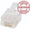 Plug rj12 6p6c round stranded 10pk CAB0666RST-X