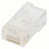 Plug rj45 8p8c round solid 100pk CAB0688RSL-C