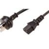 Lead power cable iec fem to 3pin plug 2m CAB40IEC2