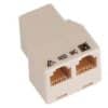 Adaptor coupler rj12 t f-f-f CAB40RJ12FFF