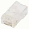 Plug cat6 8p8c un-shielded 2pc 10pk CABC68P8CUS2P-X