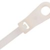 Cable tie mtg head 200x4.8x1.3mm nat 100 CABCT200MH/NT