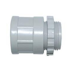 Plain to screwed adaptor pvc 40mm 10 box CABPS40-P