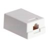 Socket surface mount c6 rj45 single CABSMBC61