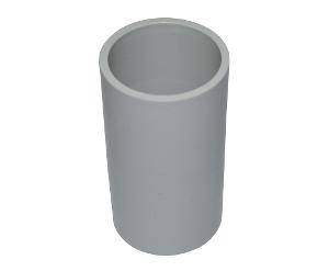 Plain coupling pvc grey 50mm 10 box CABTRITC50-P