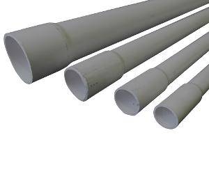 Comms conduit pvc rigid 80mm white 6mtr CDT9080COMMS