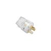 Plug top 3pin 20a 250v rigid transparent CLI1439/20TR
