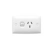 Gpo single 15a 250v standard white CLI15/15WE