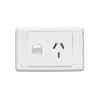 Gpo socket swt sing 20a 250v white CLI2015/20WE