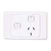 Gpo sock swt sgl 10a e/switch soft white CLI2015XWE