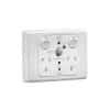 Gpo skt swt twin 10a rcd 30ma wht style2 CLI2025RCD30WE
