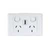 Socket twin 2000 series with single usb CLI2025USBCWE