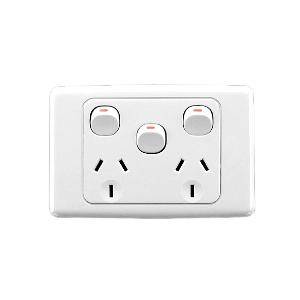 Gpo skt swt twin 10a rem x/swit white CLI2025XAWE