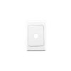 Plate grid & surr 1g std white CLI2031VHWE