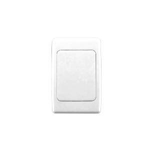 Plate grid blank & surr w/term block wht CLI2031VXCBWE