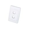Switch 2gang vertical 10a ip66 white CLI2032V66WE