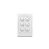 Switch 6gang vertical 10a black CLI2036VABK