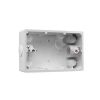 Mounting box pvc rect 2x20mm entries wht CLI238WE