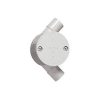 Junction box rnd shallow pvc 20mm 2w ang CLI240/20/2AGY
