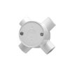 Junction box round deep pvc 20mm 4way CLI240/20/4DGY