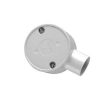 Junction box round shallow pvc 25mm 1way CLI240/25/1GY