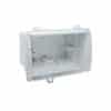 Mounting box pvc weatherproof clr lid CLI255GY