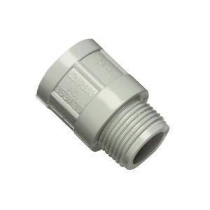 Plain to screwed adaptor pvc 16mm grey CLI263/16GY