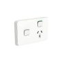 Socket sw horiz single 1ex10ax 10a 250v CLI3015XAVW