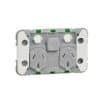 Connected socket twin 10a 240v zigbee CLI3025CSGZ