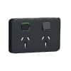 Skin socket sw horiz twin 10a 250v xb CLI3025CXB