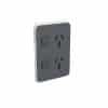 Skin socket sw vert twin 10a 250v CLI3025VCAN