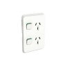 Socket sw vert twin 10a 250v CLI3025VVW