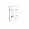 Socket sw vert twin 1ex10ax 10a 250v CLI3025VXAVW