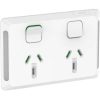 Socket sw horiz twin 10a 250v xw CLI3025XW