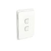 Switch vertical 2g 1/2w 10ax 250v ip44 CLI3042V44VW