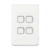 Switch vert 4g 10ax 250v CLI3044VAXW