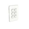 Skin switch v/h 6g rocker white CLI3046CVW