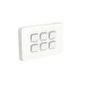Switch horiz 6g 1/2way 10ax 250v CLI3046HAVW