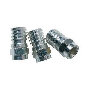 Connector f type female rg6 crimp 100pk CLI3105RG6F100