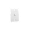 Switch 1 gang vertical 10a white CLI31VAWE