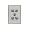 Switch 5gang pb led CLI4065PBLHS